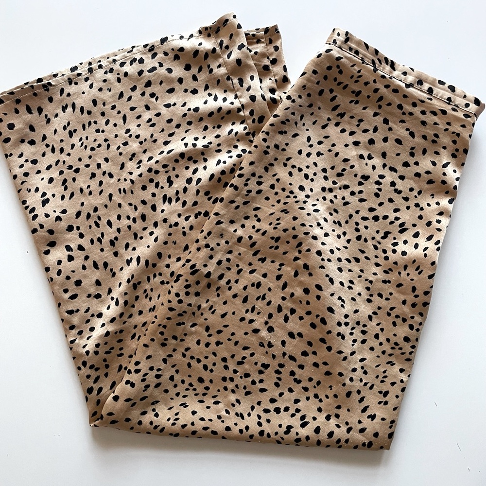Leopard Print Midi Skirt